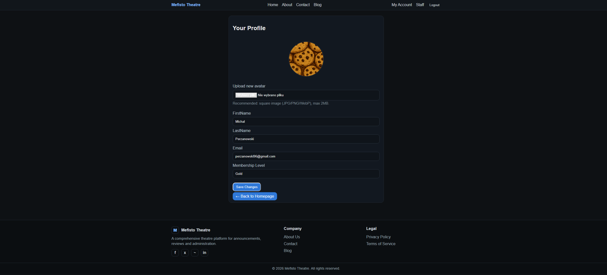 Mefisto Theatre profile page